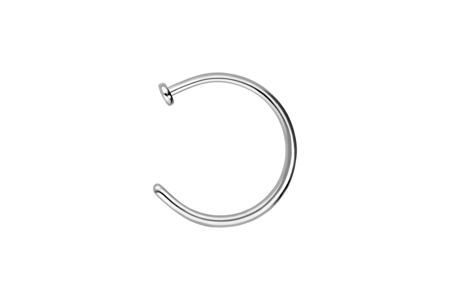 Chirurgenstahl Nasenring Nasenpiercing offen PLATTE